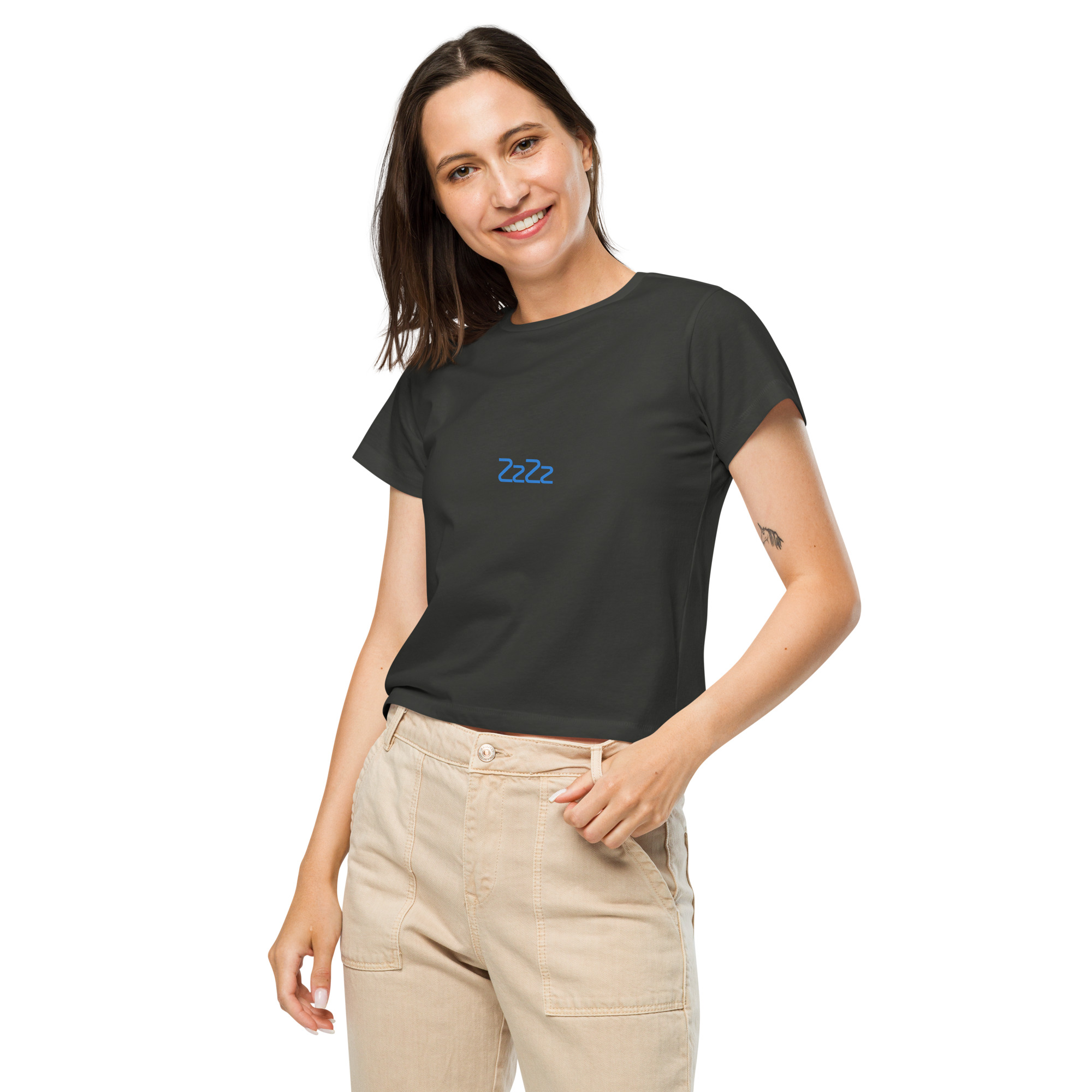 Women’s high-waisted t-shirt - Image 2