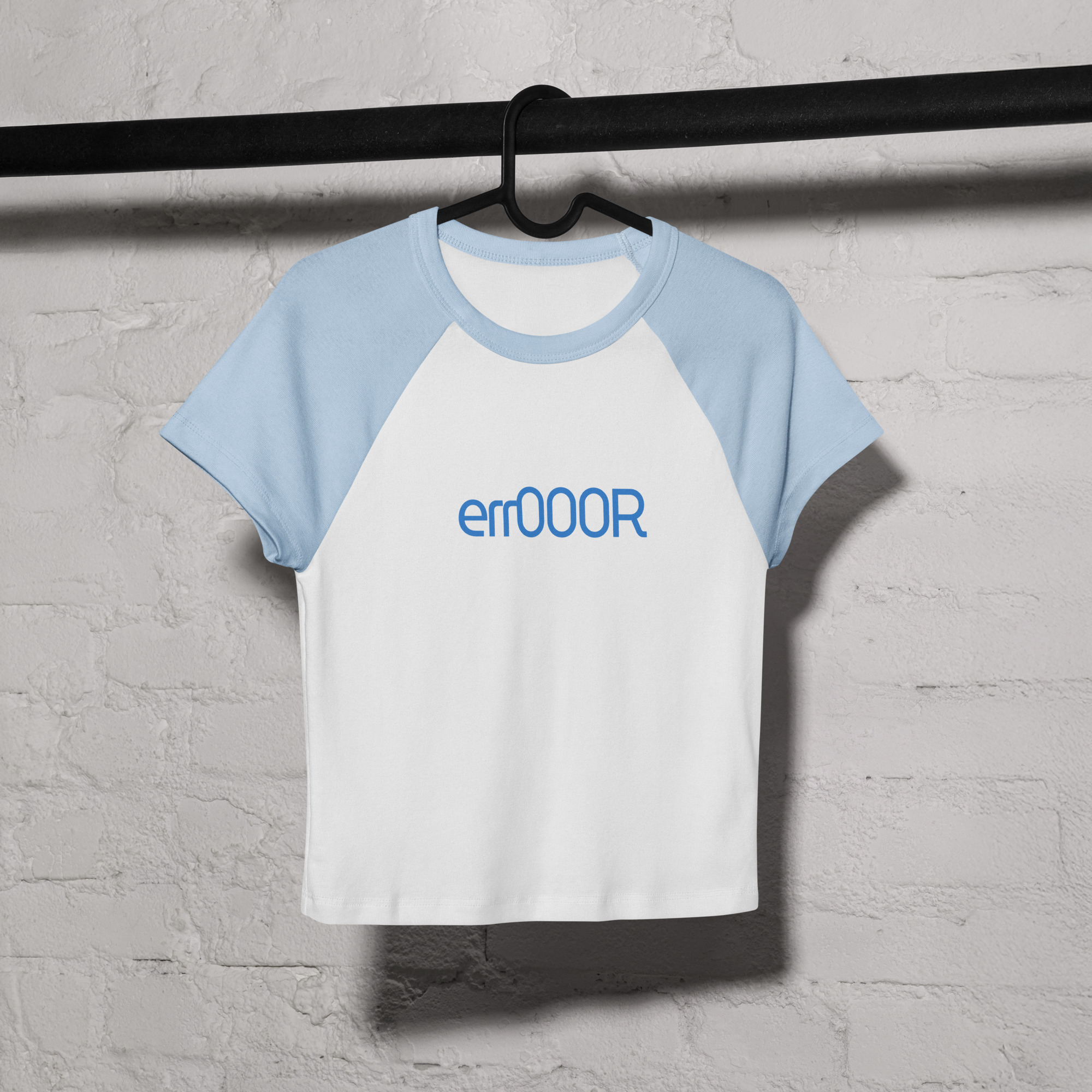 ErrOOOR Women’s Ribbed Raglan Crop Tee - Image 5