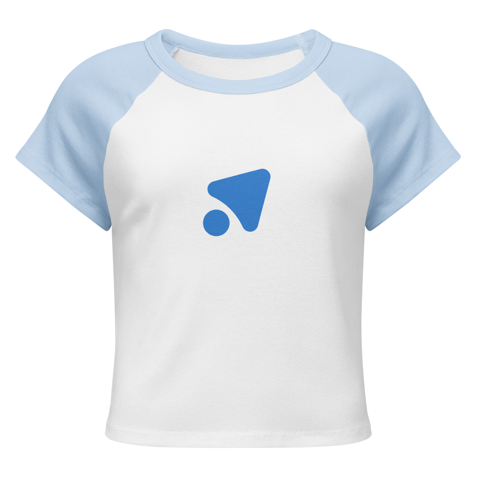 Contrast-Sleeve Fitted Tee - Image 5