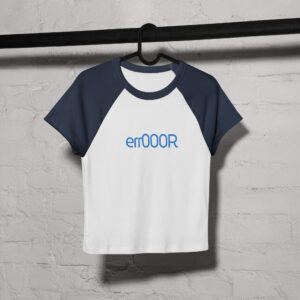 Alternative view of ErrOOOR Women’s Ribbed Raglan Crop Tee