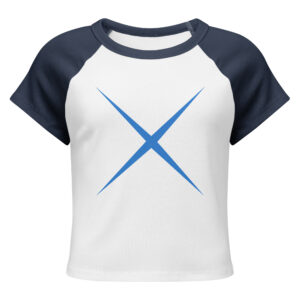 Alternative view of Ladies’ fitted micro rib raglan T-shirt