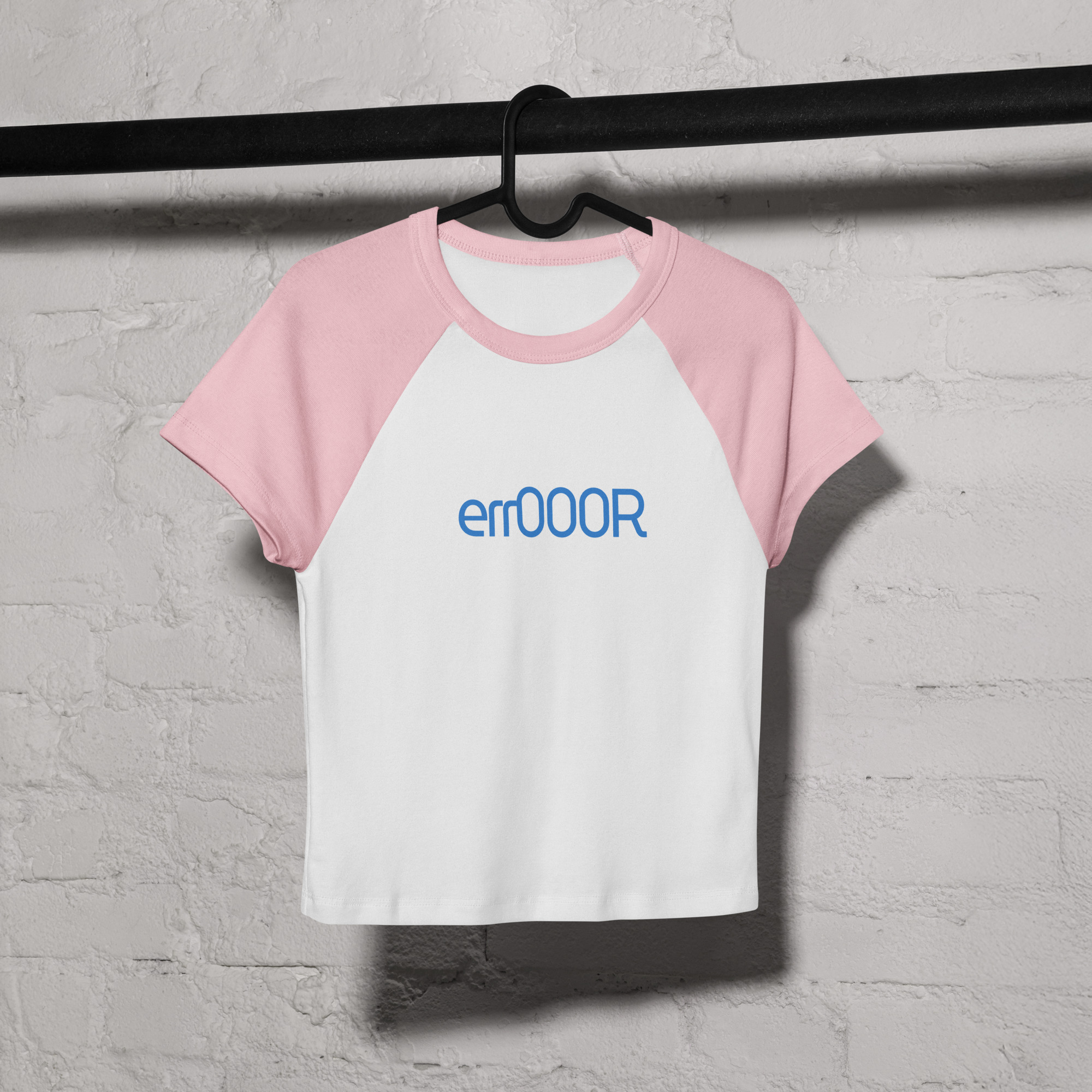 ErrOOOR Women’s Ribbed Raglan Crop Tee - Image 6