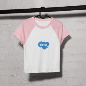 Women’s micro rib raglan baby Fresh tee