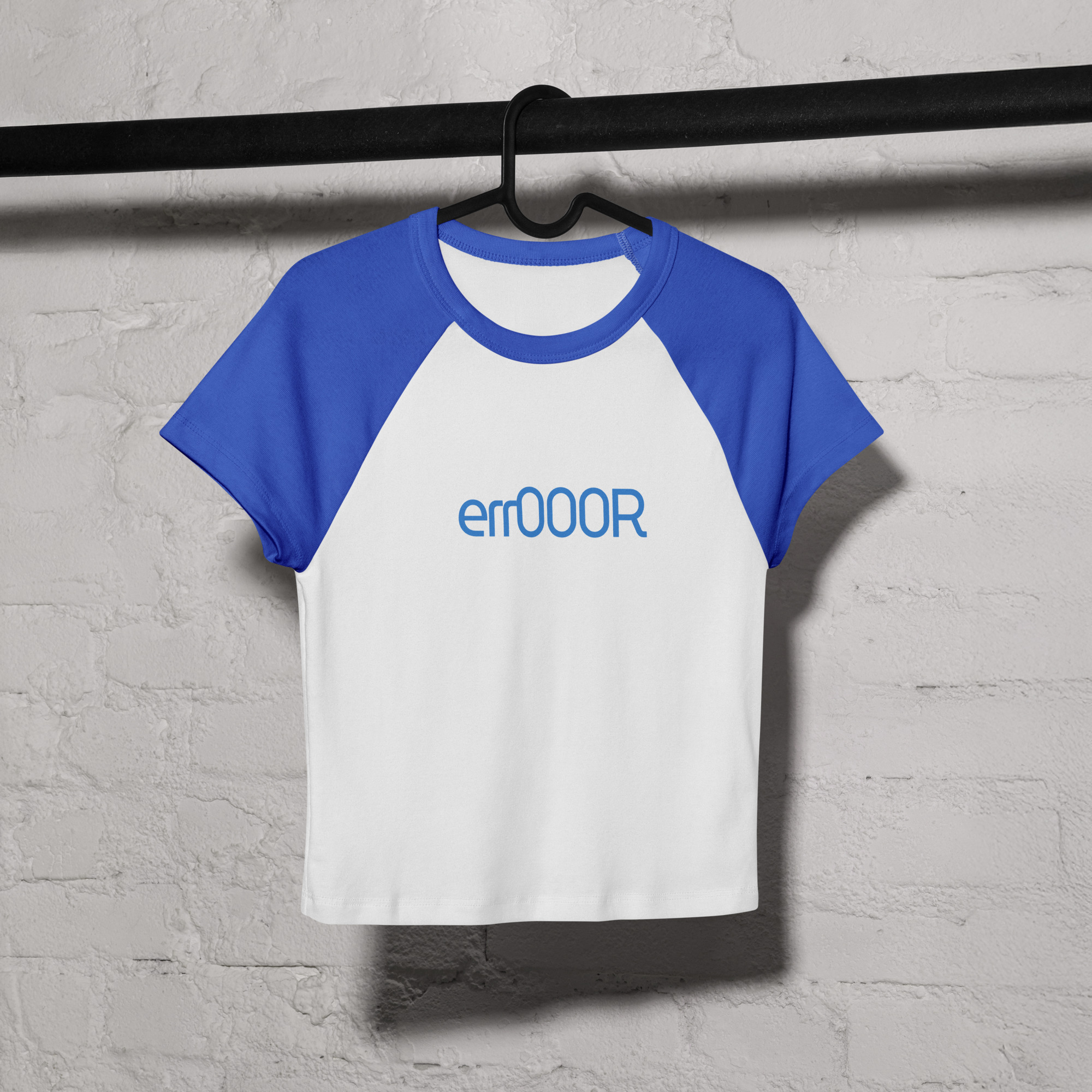 ErrOOOR Women’s Ribbed Raglan Crop Tee - Image 4