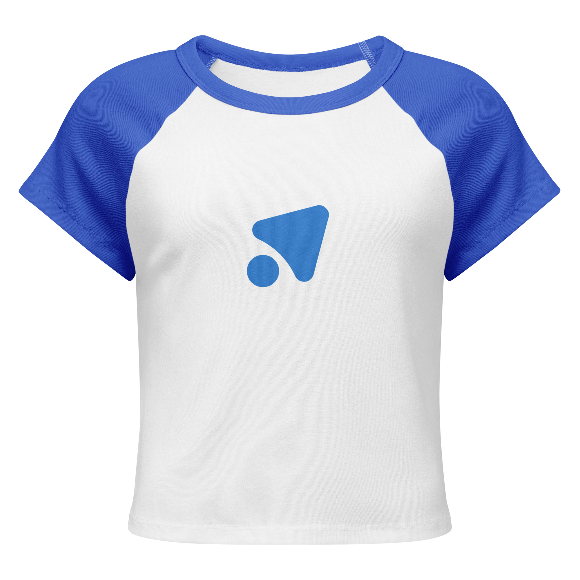 Contrast-Sleeve Fitted Tee - Image 4