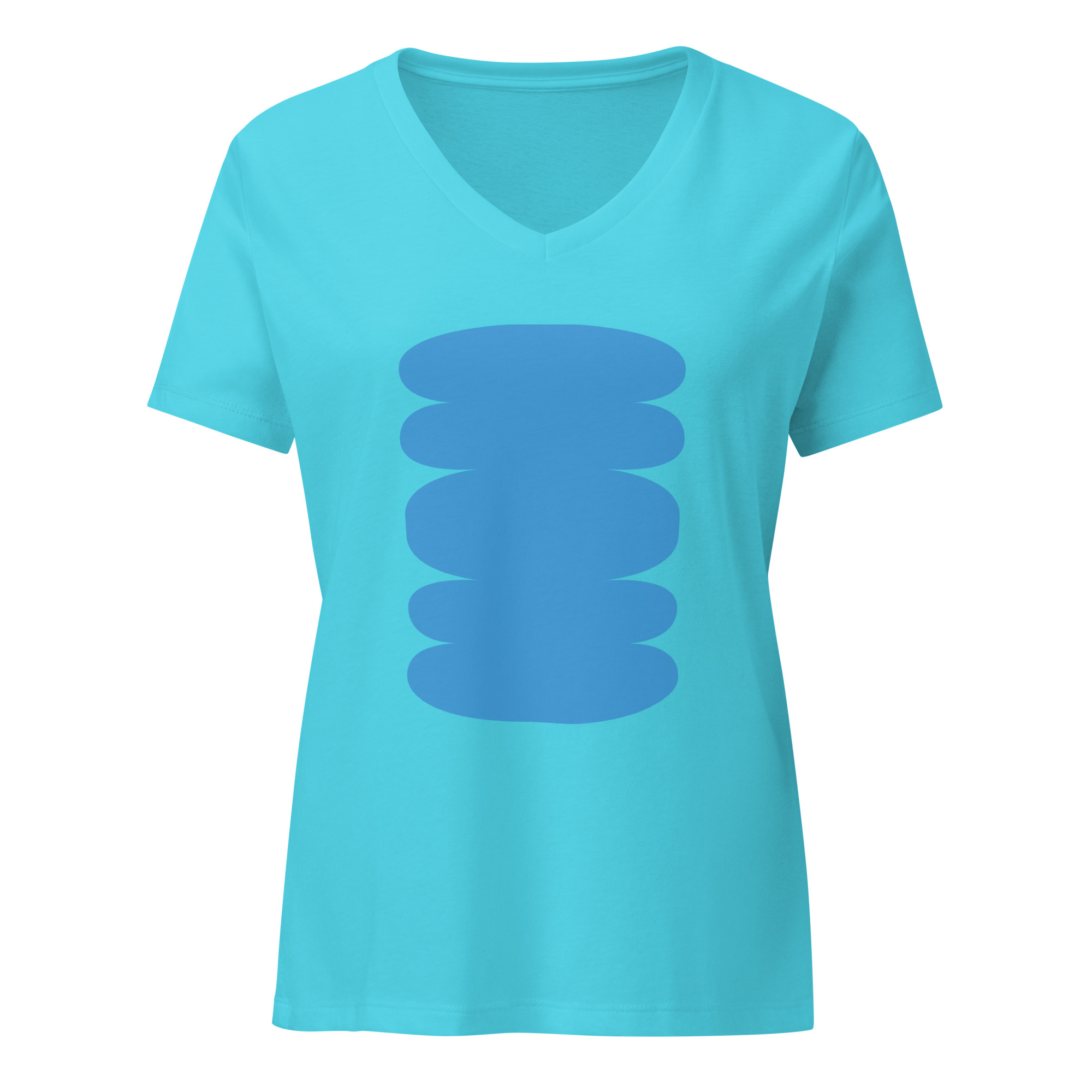 Women’s easygoing v-neck top - Image 7