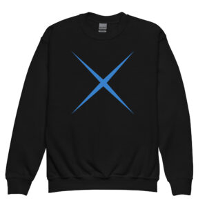 Alternative view of Youth pullover crewneck sweatshirt