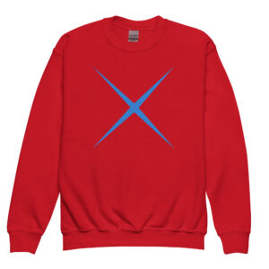 Youth pullover crewneck sweatshirt