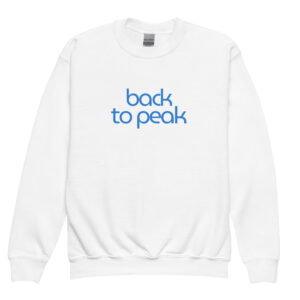 Back to Peak Youth Crewneck Sweatshirt