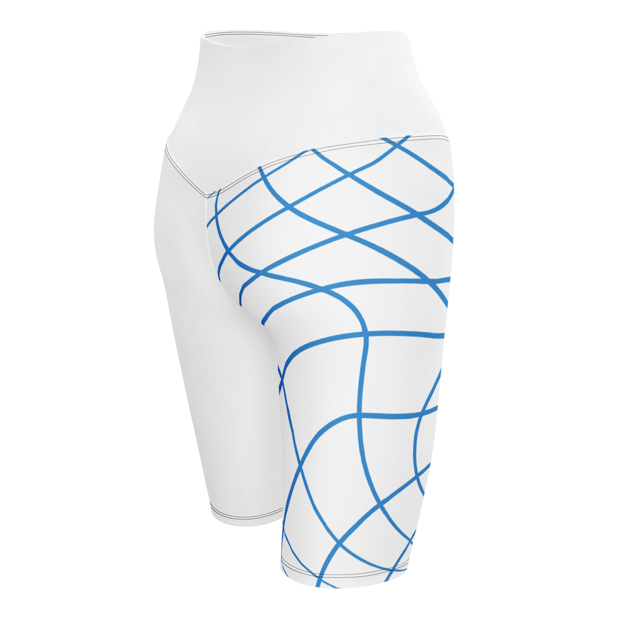 Grid Motion Biker Shorts - Image 3