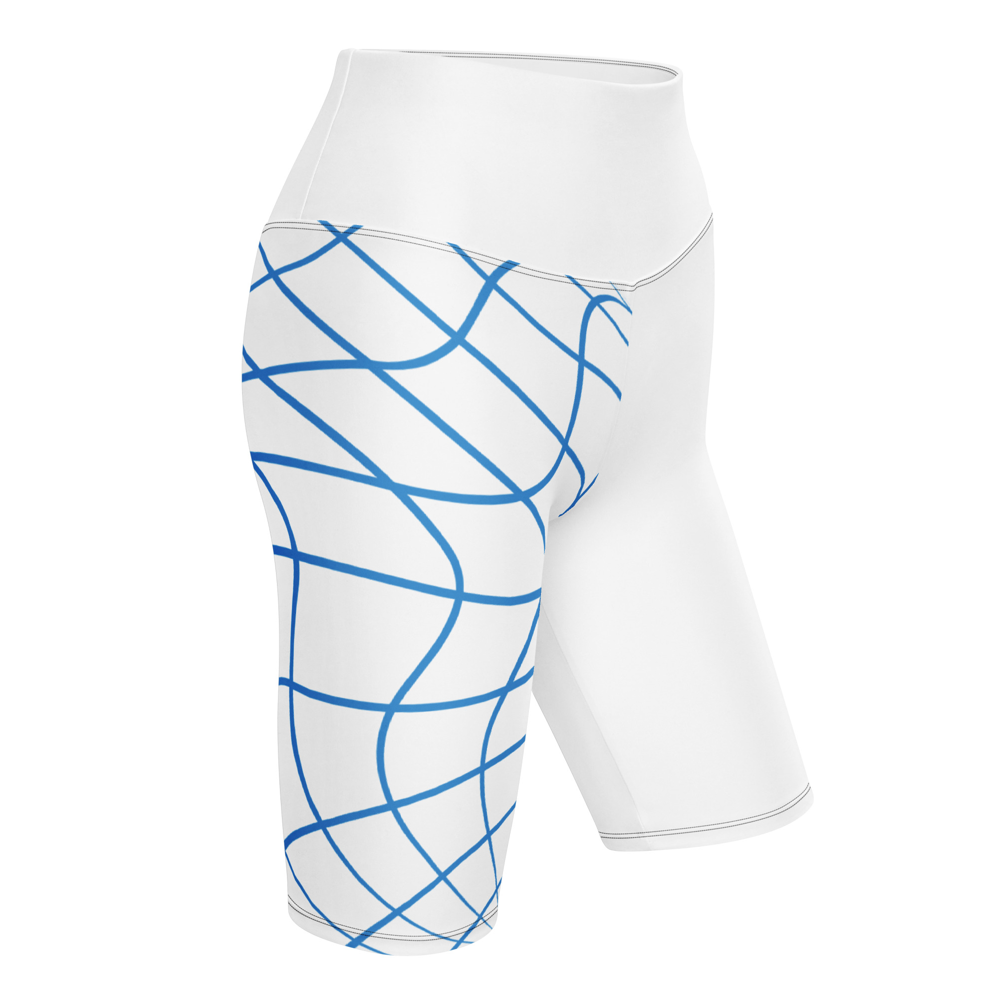 Grid Motion Biker Shorts - Image 5