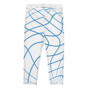Alternative view of Digital Linework Capri Tights
