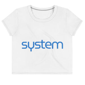 Alternative view of Full-print short-length tee