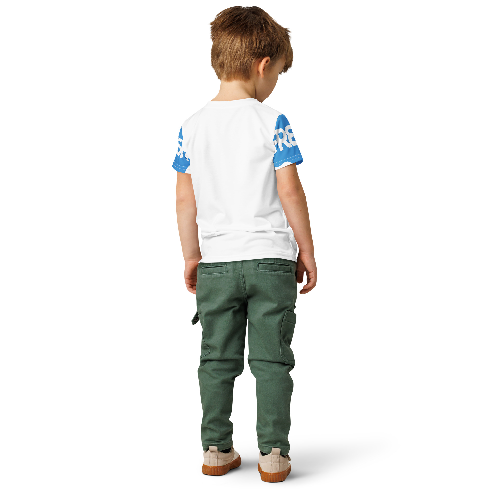 Soft Kids Cotton Crew Neck T-Shirt - Image 4