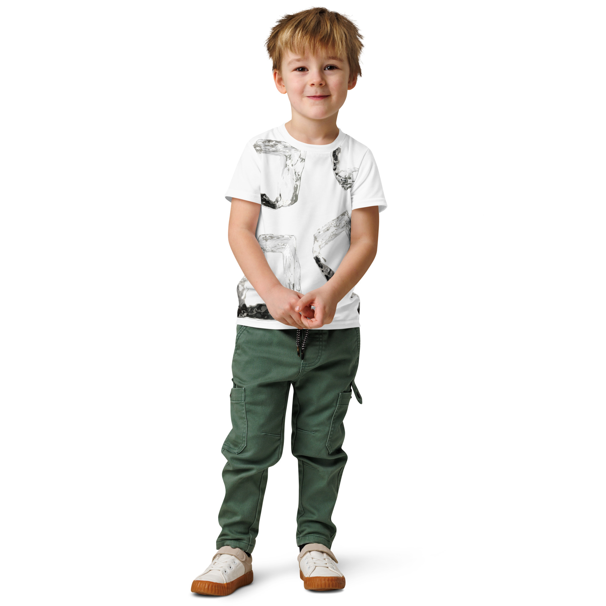 Soft Cotton Kids Crew Neck T-Shirt for Everyday Wear - Image 3