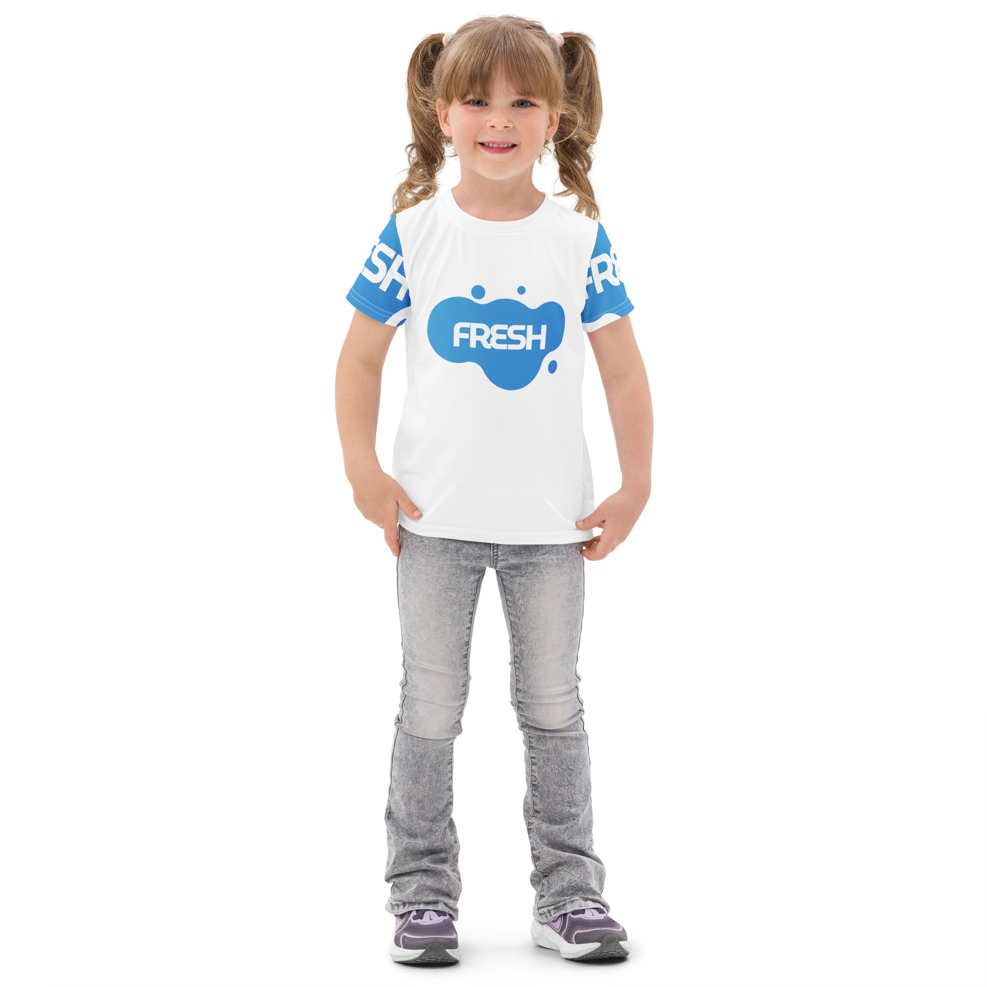 Soft Kids Cotton Crew Neck T-Shirt - Image 6