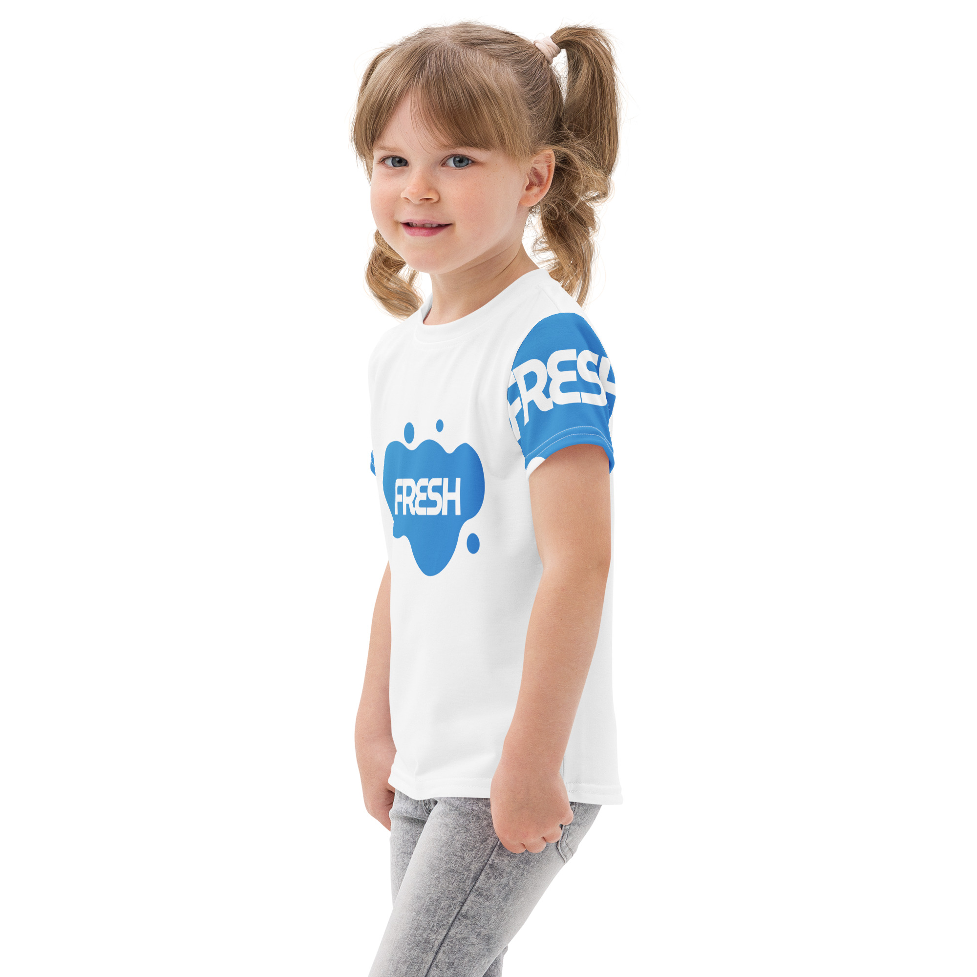 Soft Kids Cotton Crew Neck T-Shirt - Image 8