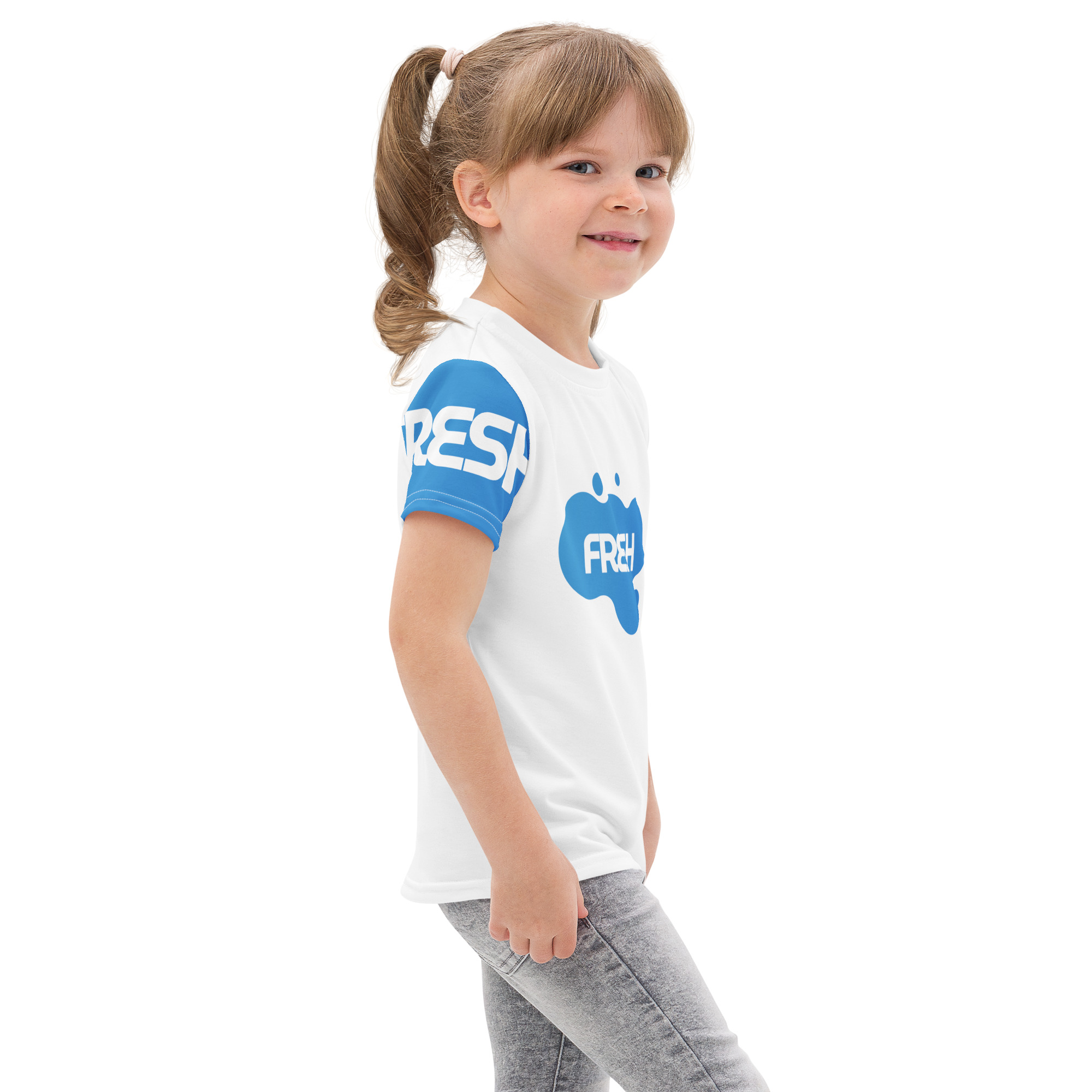 Soft Kids Cotton Crew Neck T-Shirt - Image 9