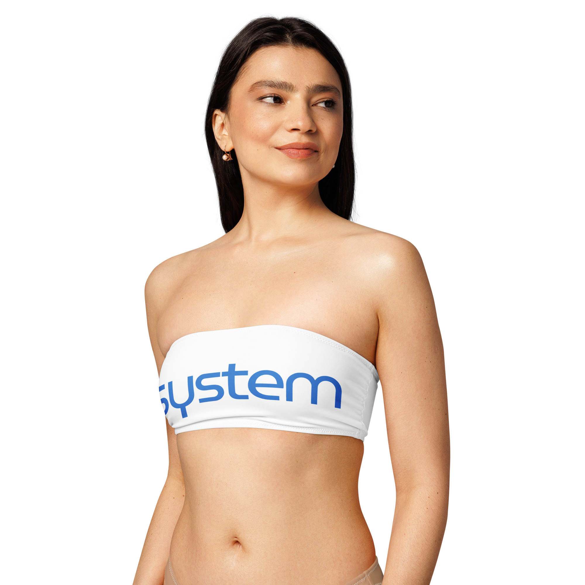 Bandeau bikini top made from recycled materials - Image 5