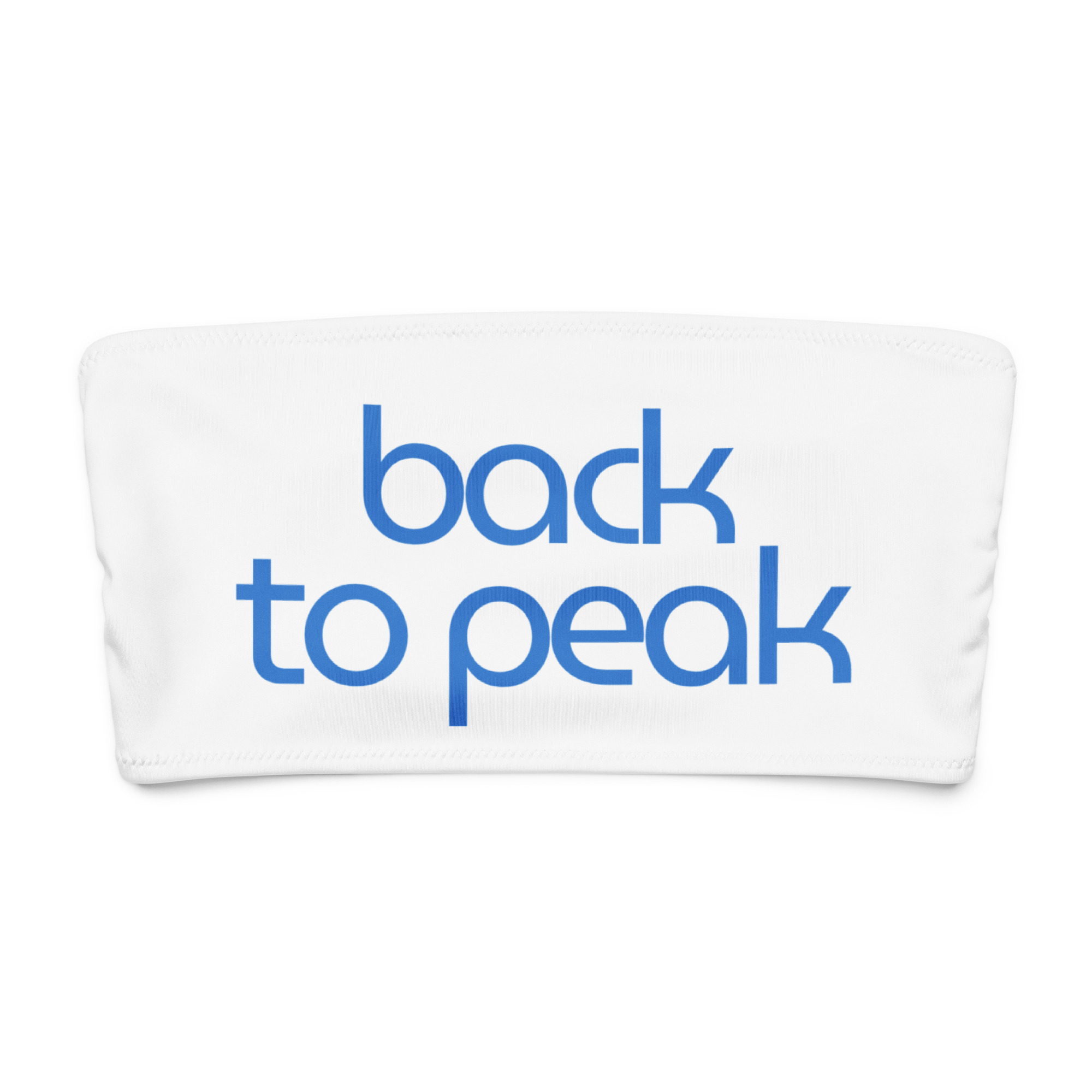 Sustainable strapless swim top - Image 2