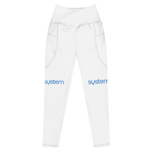 Alternative view of Women’s crossover leggings with storage pockets