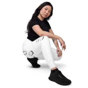 Women’s Crossover Leggings with Pockets for Stylish, Functional Comfort