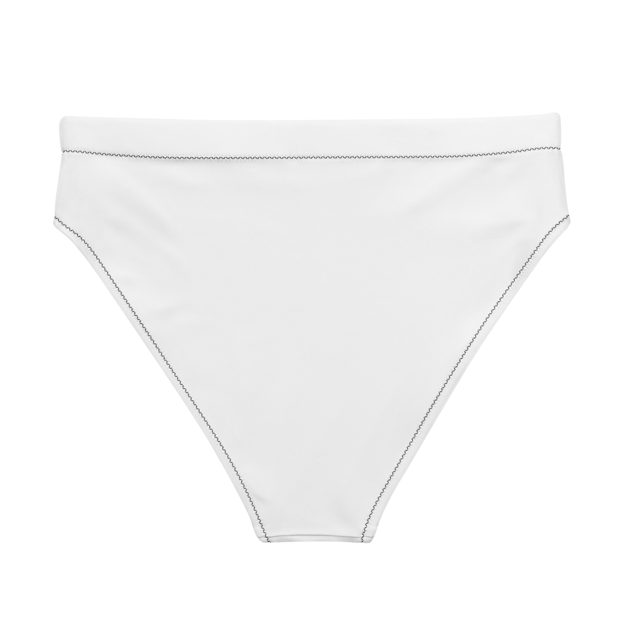 High-Waist Digital Grid Swim Bottom - Image 3