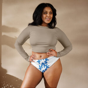 High-Waist Positive Swim Bottom