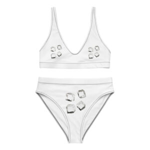 Alternative view of Eco-Friendly Recycled High-Waisted Bikini for Sustainable Swimwear Style