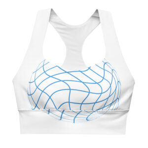 Alternative view of Eco Cyber Grid Longline  Bra