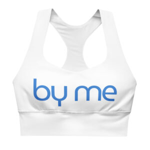 Eco-friendly longline sports bra
