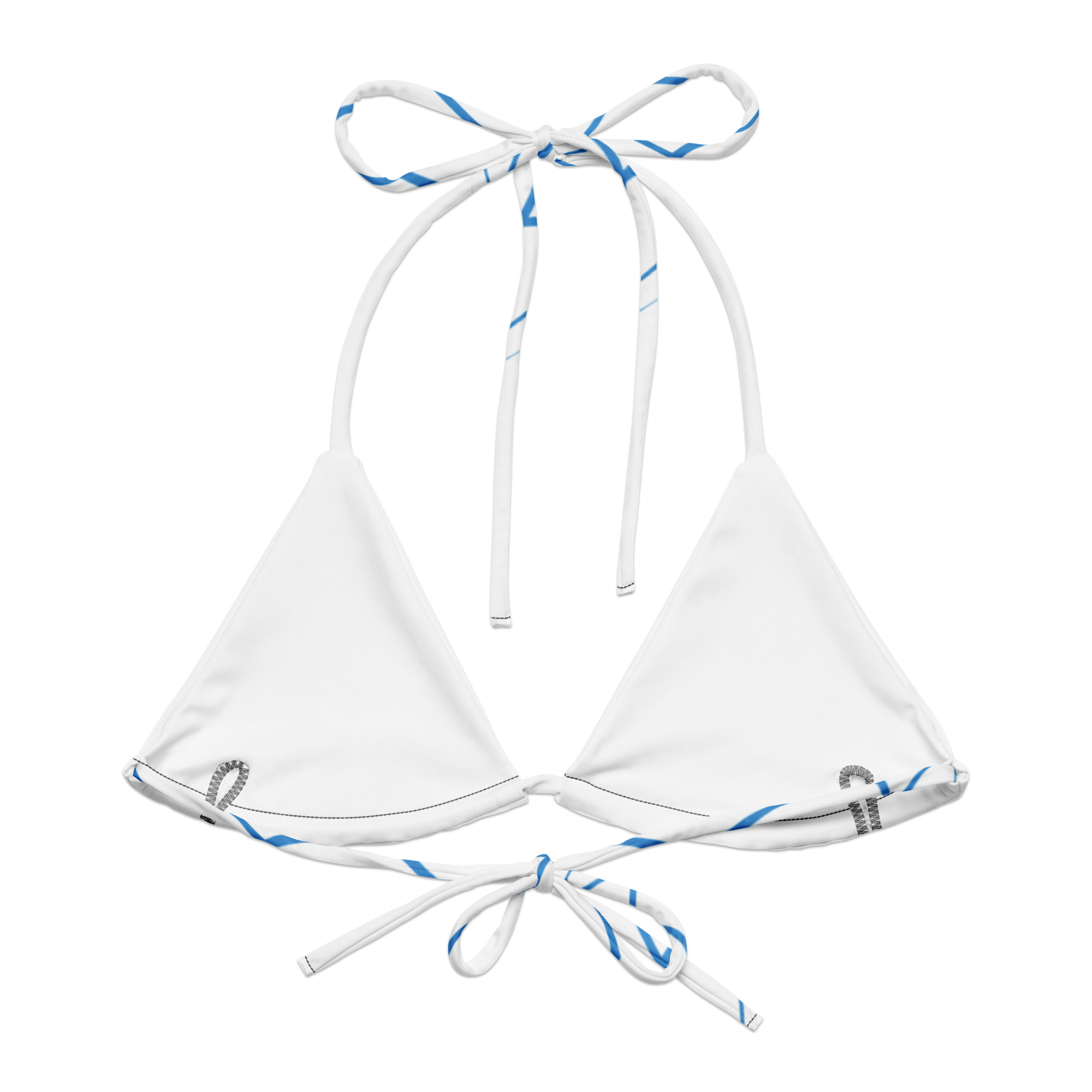 Digital Mesh String Swim Top - Image 3