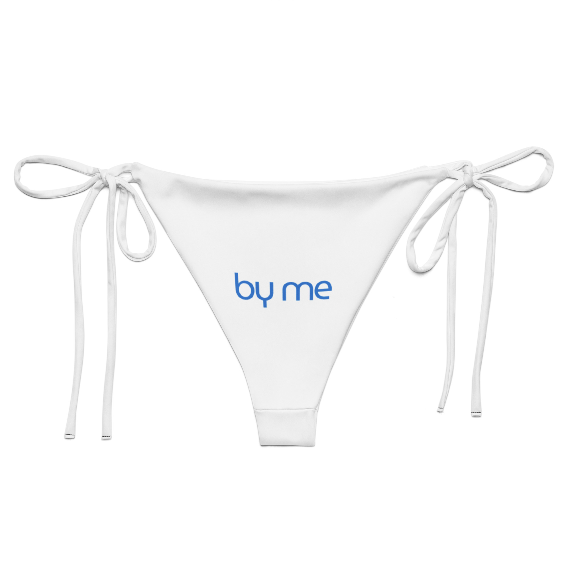 Printed recycled string bikini bottom - Image 3