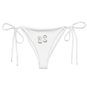 Alternative view of Eco-Friendly All-Over Print Recycled String Bikini Bottom for Sustainable Style