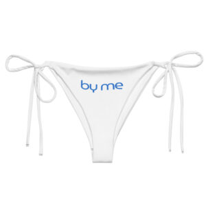 Alternative view of Printed recycled string bikini bottom