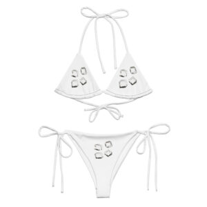 Alternative view of Eco-Friendly All-Over Print Recycled String Bikini for Sustainable Style