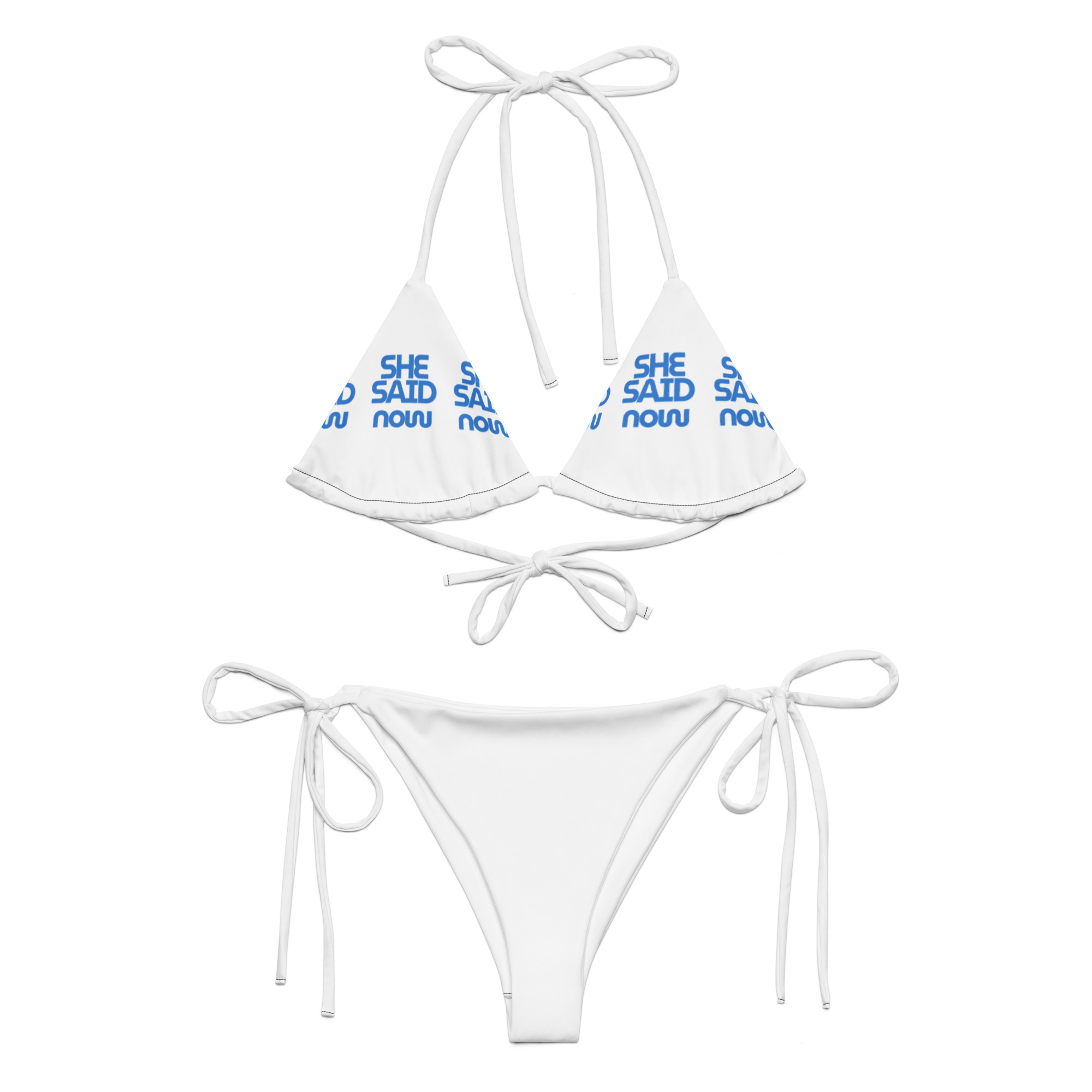 Statement Print Bikini Set - Image 2