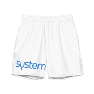 Alternative view of SYSTEM Wave Recycled Swim Trunks
