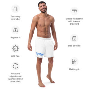 SYSTEM Wave Recycled Swim Trunks