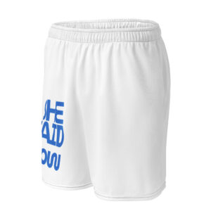 Alternative view of “She Said Now” mesh shorts