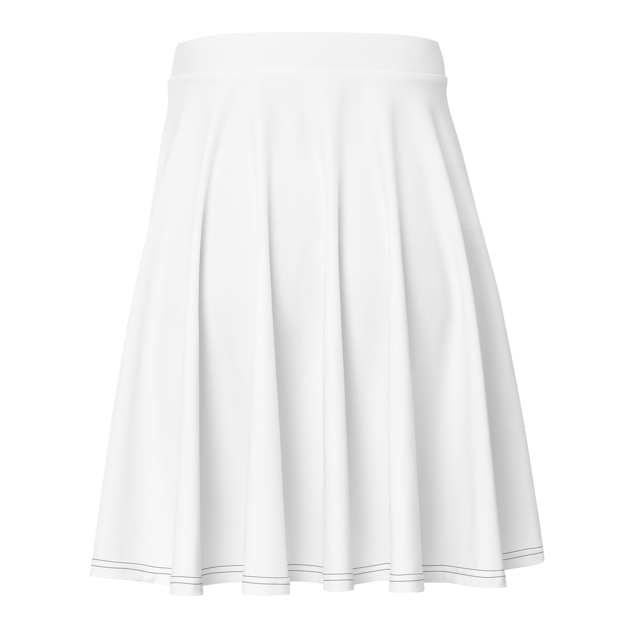 Futuristic Wireframe Skater Skirt - Image 3