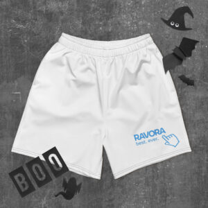 Men’s printed athletic long shorts