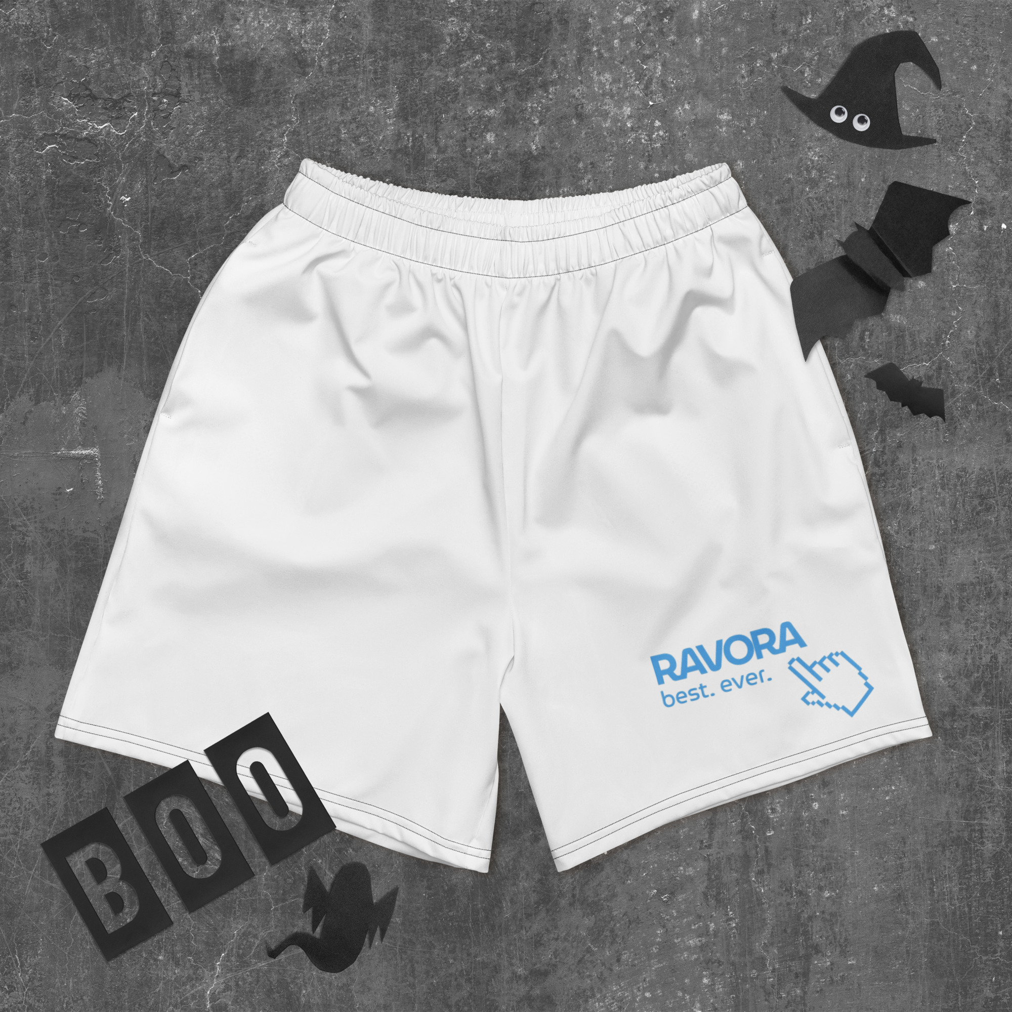 Men’s printed athletic long shorts