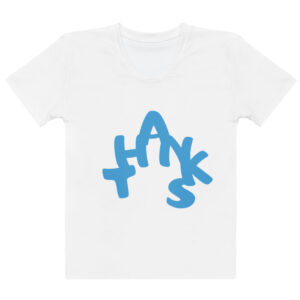 Alternative view of Soft Cotton Gratitude Message Tee