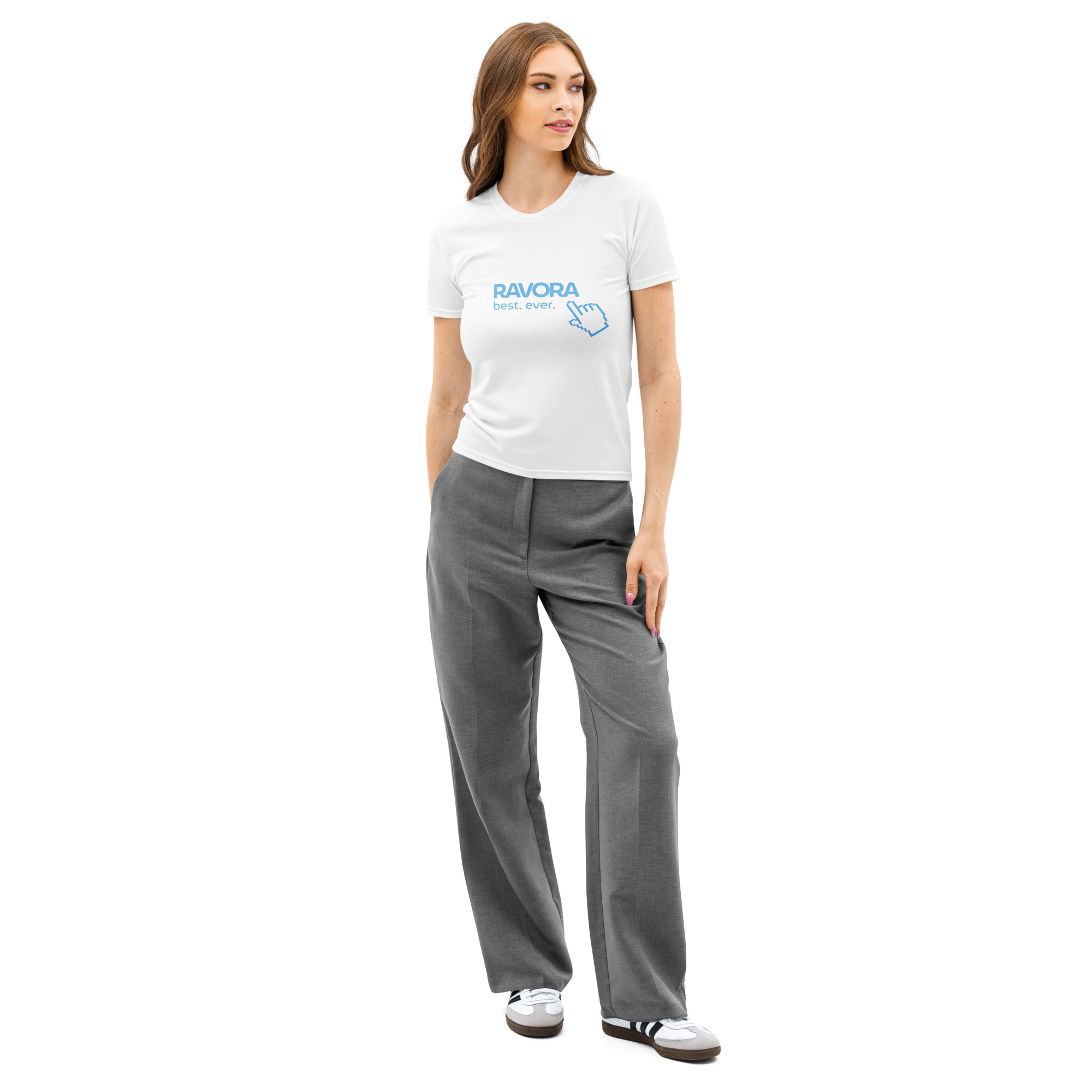 Ladies' Everyday Cotton Crewneck - Image 3