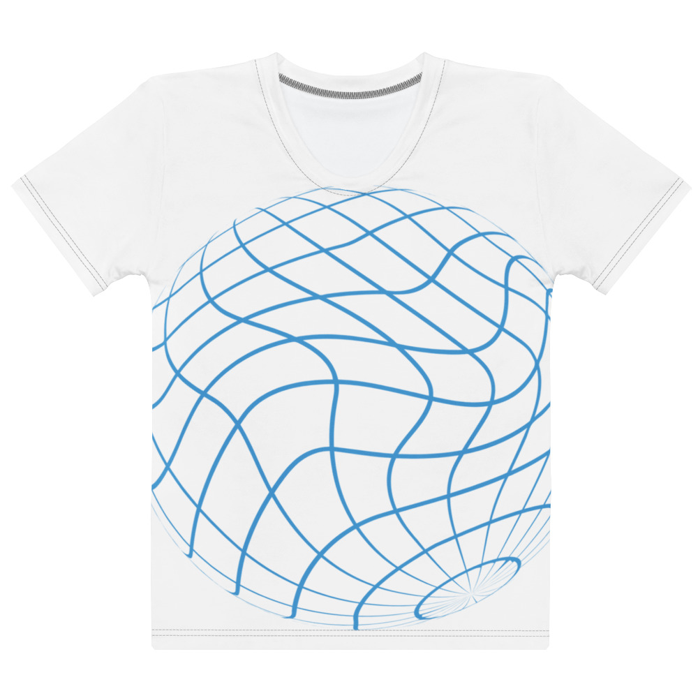 Minimal Abstract Grid Graphic Tee - Image 2