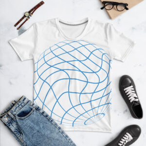 Minimal Abstract Grid Graphic Tee