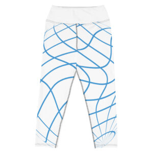 Alternative view of Warped Grid Capri Leggings