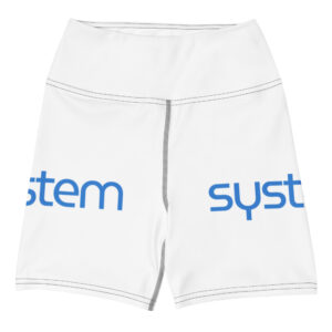 Alternative view of Stretch shorts for yoga