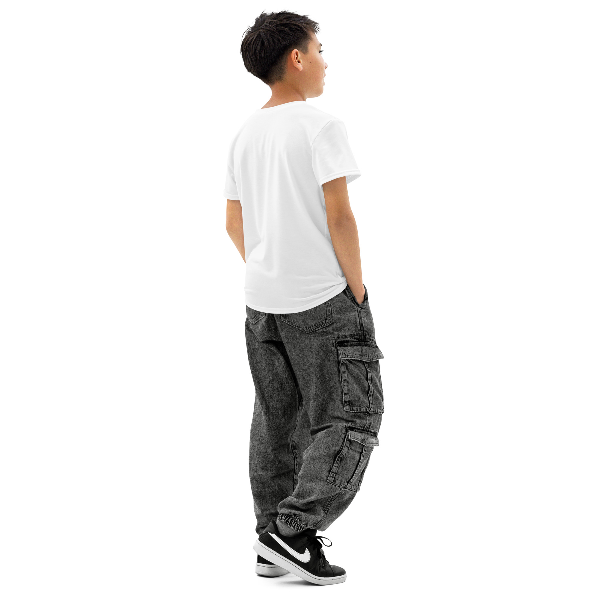 Premium Youth Cotton Crew Neck T-Shirt - Image 5